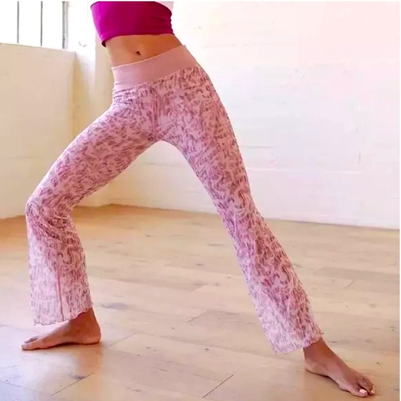 FP Movement by Free People Pants - Free People  See You Through Printed Flares NWOT